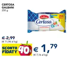 Esselunga Certosa Galbani offerta