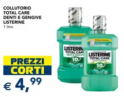 Esselunga Collutorio total care denti e gengive listerine offerta
