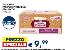 Esselunga Salviette Pampers Progressi offerta