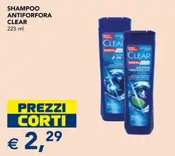 Esselunga Shampoo antiforfora Clear Men offerta