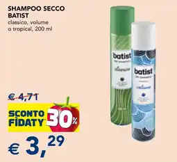 Esselunga Shampoo secco Batist offerta