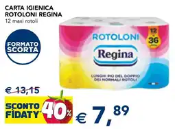 Esselunga Carta igienica rotoloni regina offerta