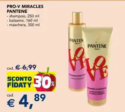 Esselunga Pro-V Miracles Pantene offerta