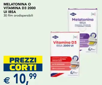 Melatonina o Vitamina D3 IBSA