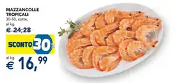 Esselunga Mazzancolle tropicali offerta