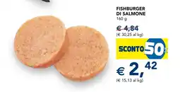 Esselunga Fishburger di salmone offerta