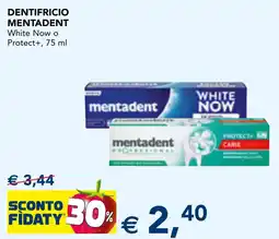 Esselunga Dentifricio Mentadent offerta