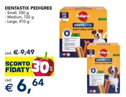 Esselunga Dentastix Pedigree offerta