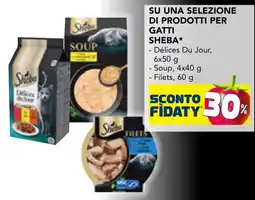 Esselunga Sheba Soups e Filets per gatti offerta