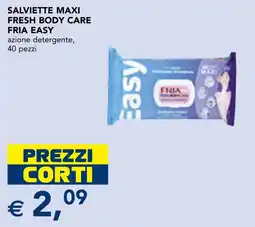 Esselunga Salviette maxi fresh body care Fria easy offerta