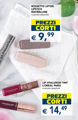 Esselunga Rossetto Lifter Lipstick Maybelline offerta