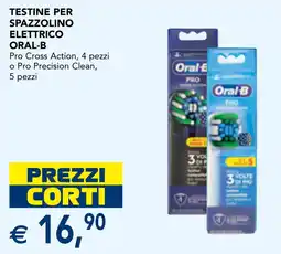 Esselunga Testine per spazzolino elettrico Oral-B offerta