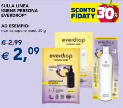 Esselunga ricarica sapone mani everdrop offerta