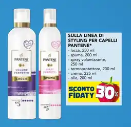 Esselunga Pantene styling per capelli offerta