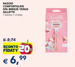 Esselunga Rasoio Comfortglide Spa Breeze Venus Gillette offerta