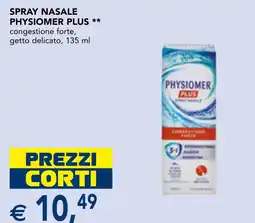 Esselunga Spray nasale Physiomer Plus offerta