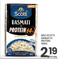 Eurospar RISO SCOTTI BASMATI E PROTEIN 500G offerta