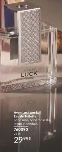 Avon Avon Luck per Lui Eau de Toilette offerta