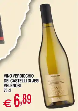 Centro Oceano Vino Verdicchio dei Castelli di Jesi Velenosi offerta