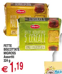 Centro Oceano Fette biscottate Migross offerta