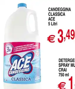 Centro Oceano Ace candeggina classica offerta