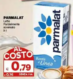 Boningros Cash and Carry Parmalat Latte Parzialmente scremato offerta