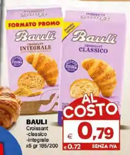Boningros Cash and Carry Bauli Croissant classico/integrale offerta