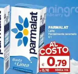 Boningros Cash and Carry Parmalat Latte Parzialmente scremato offerta
