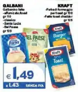 Boningros Cash and Carry Galbani/ Kraft offerta