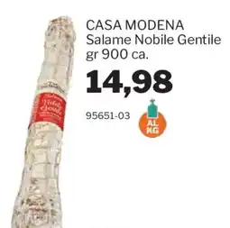 GrosMarket Casa Modena Salame Nobile Gentile offerta