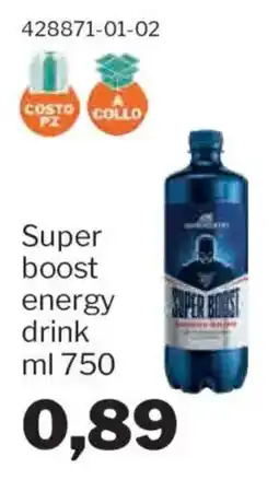 GrosMarket Super boost energy drink offerta