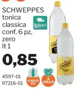 GrosMarket Schweppes tonica classica offerta