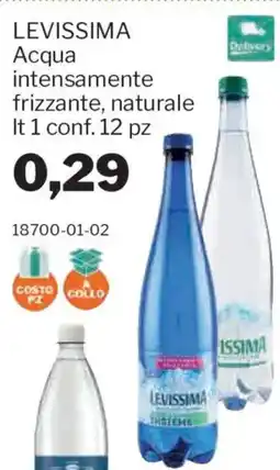 GrosMarket Levissima Acqua intensamente frizzante, naturale offerta