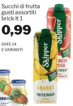 GrosMarket Succhi di frutta Skipper offerta