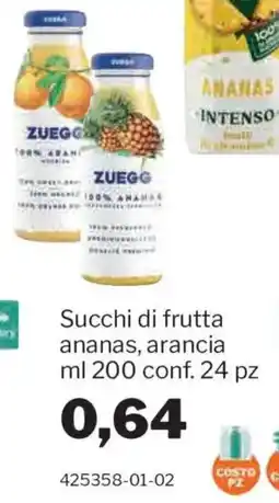 GrosMarket Succhi di frutta ananas, arancia offerta
