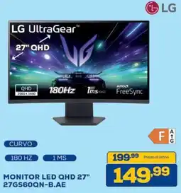 Euronics Bruno LG Monitor LED QHD 27" offerta