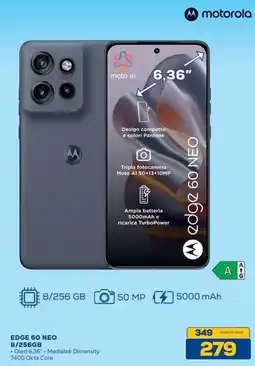 Euronics Bruno Motorola Edge 60 Neo offerta