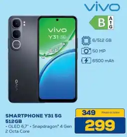 Euronics Bruno vivo smartphone y31 5g offerta