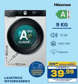 Euronics Bruno Hisense lavatrice offerta