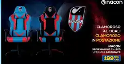 Euronics Bruno Sedie gaming Nacon CH-520 offerta