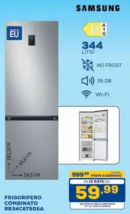 Euronics Bruno Samsung frigorifero combinato offerta