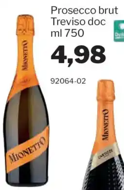 GrosMarket Prosecco brut Treviso doc offerta