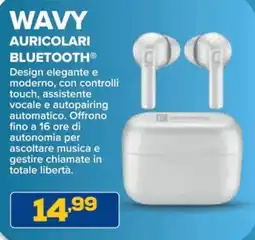 Euronics Bruno Wavy auricolari bluetooth offerta