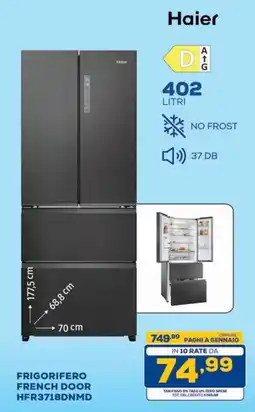 Euronics Bruno Frigorifero French Door Haier offerta