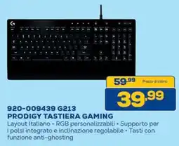 Euronics Bruno Logitech Prodigy tastiera gaming offerta