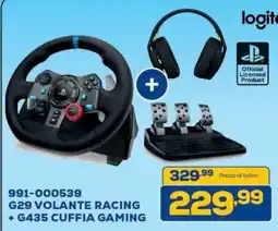 Euronics Bruno Logitech G29 Volante Racing + G435 Cuffia Gaming offerta