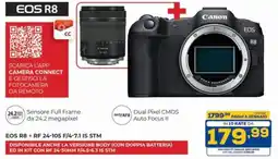 Euronics Bruno Canon EOS R8 offerta