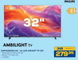 Euronics Bruno Philips AMBILIGHT tv offerta