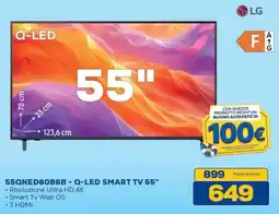 Euronics Bruno LG Q-LED SMART TV 55" offerta