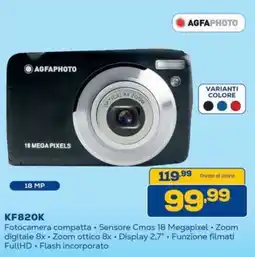 Euronics Bruno Agfaphoto fotocamera compatta offerta